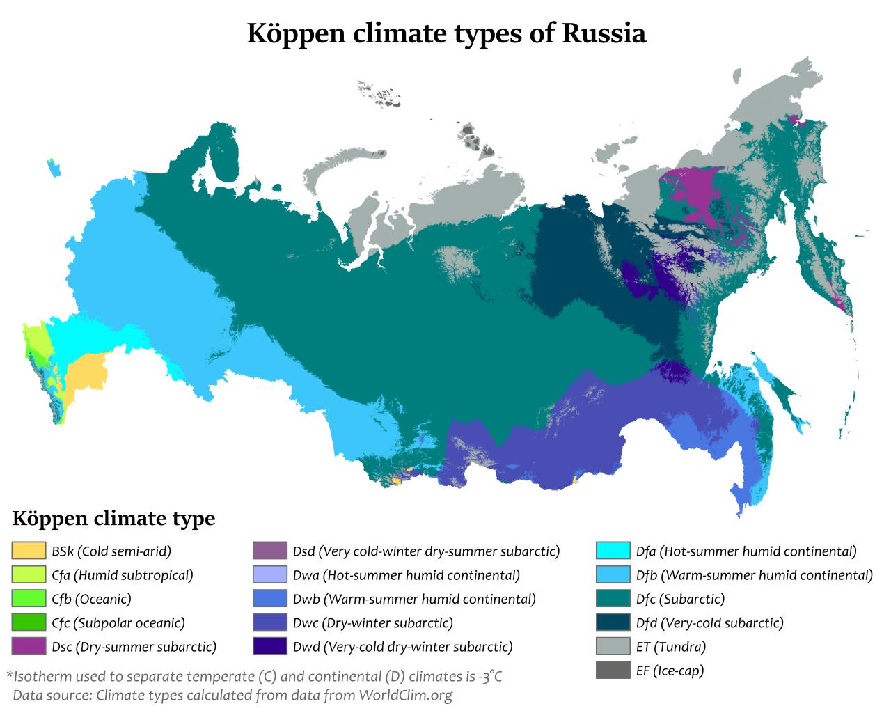 Peta Iklim Rusia Rusia Peta Iklim Eropa Timur Eropa